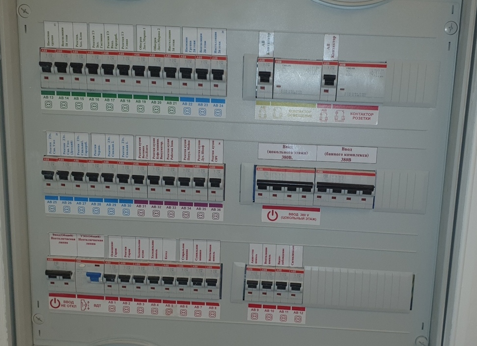 Производство электромонтажных работ<br>